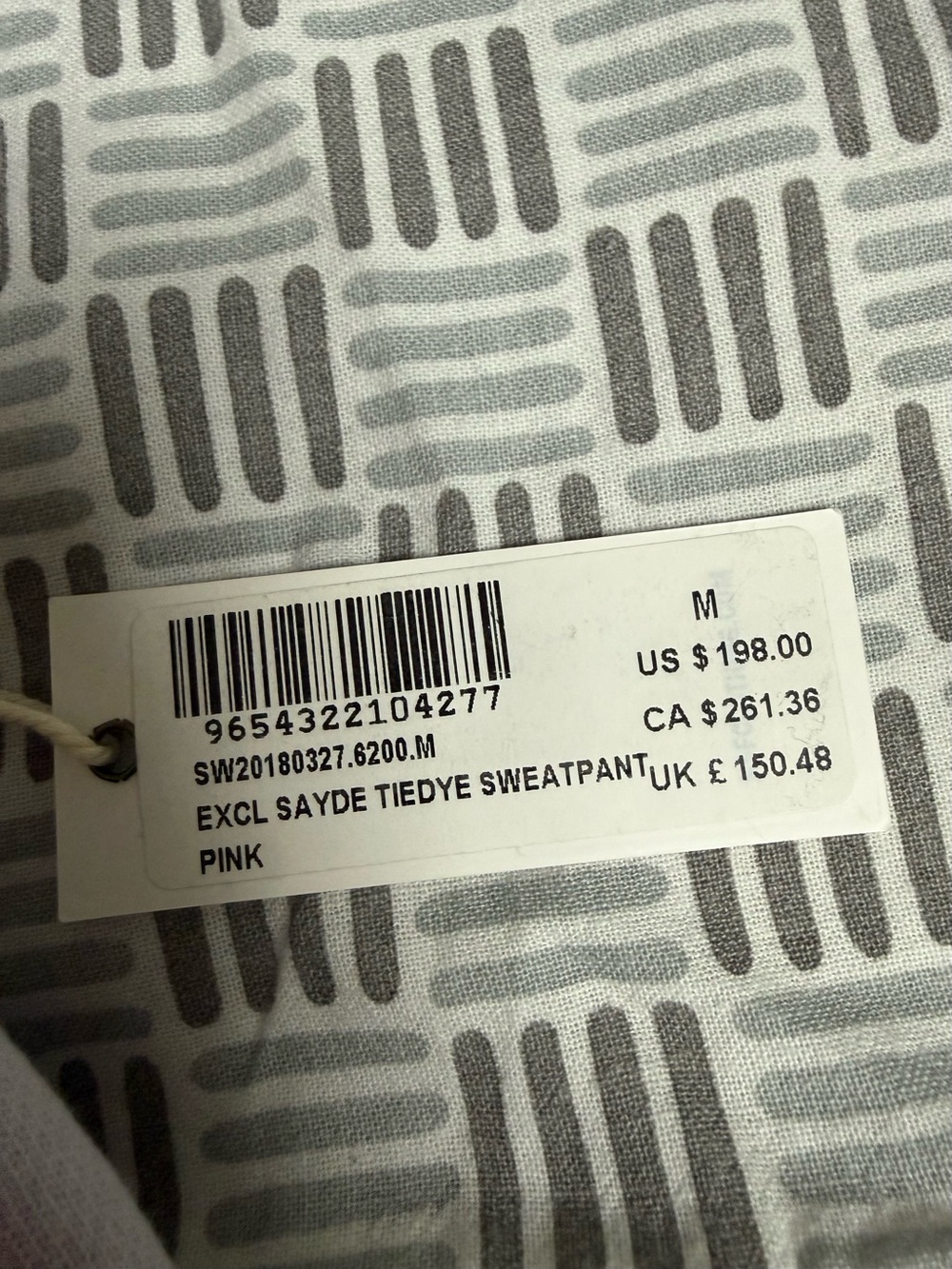 soulcycle Kids Tie-Dye Joggers in Pink, Purple, Blue - Picture 3 of 4